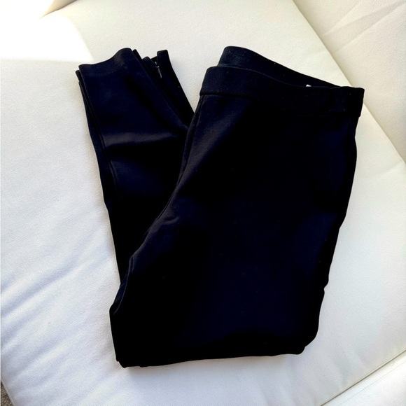 Talbots Pants - Talbots Black Soho Leggings 16P Stretch Fabric Ankle Zippers | Straight Leg